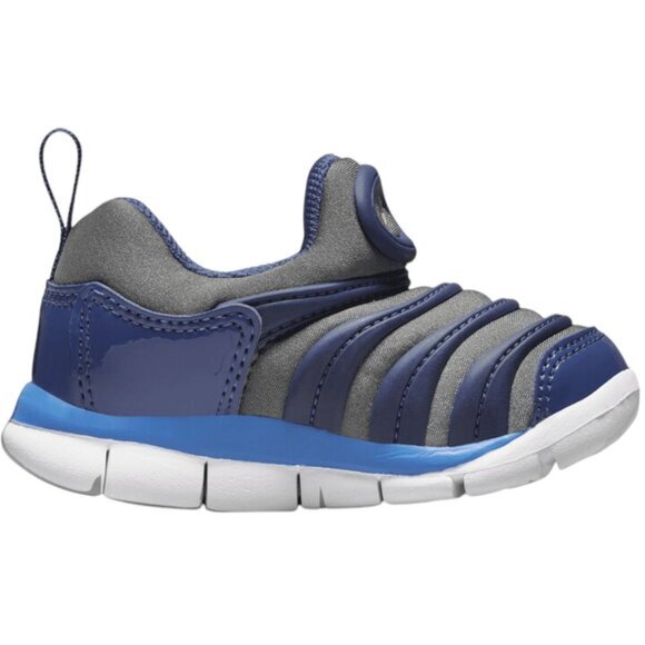 Nike Dynamo‎ Free Navy Gray Toddler Kid Child Shoe Size 5C NEW 343938-030 - Picture 3 of 10